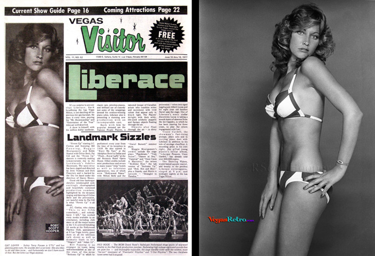 Terry Farone on the Vegas Visitor Cover