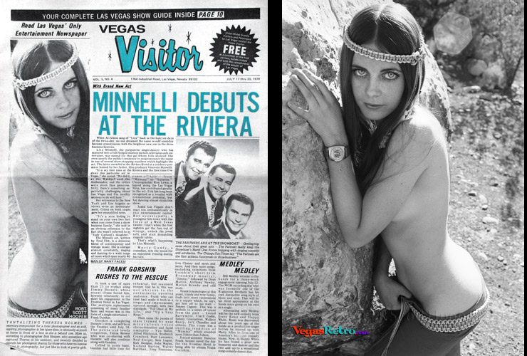Theresa Holmes on the Vegas Visitor Cover