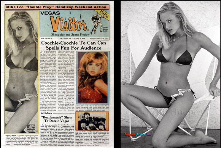 Photo of Tracy Vaccaro on the Vegas Visitor Cover
