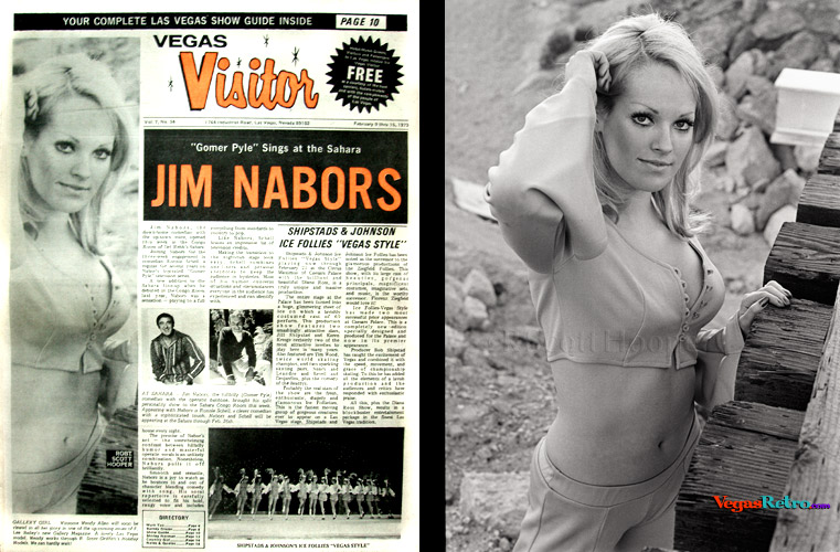 Photo of Wendy Allen on the Vegas Visitor Cover